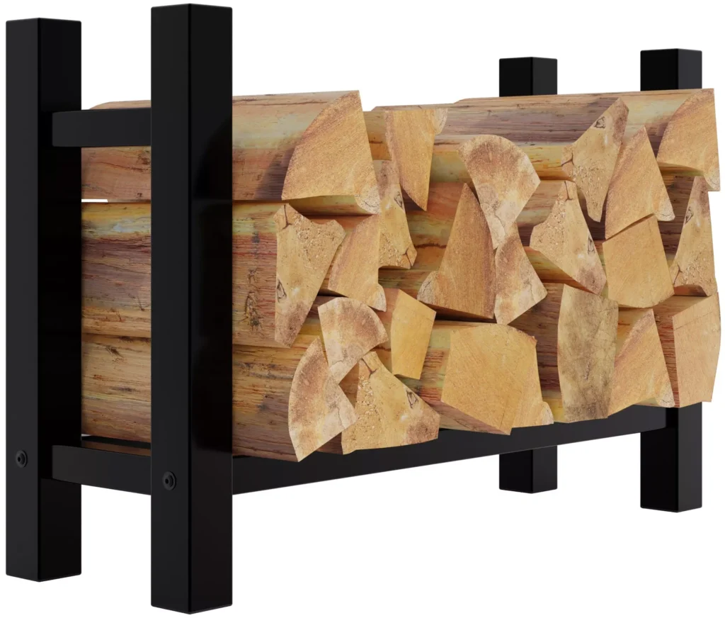 Kvadratinė malkų lentyna "Medya" 30x80x60 cm