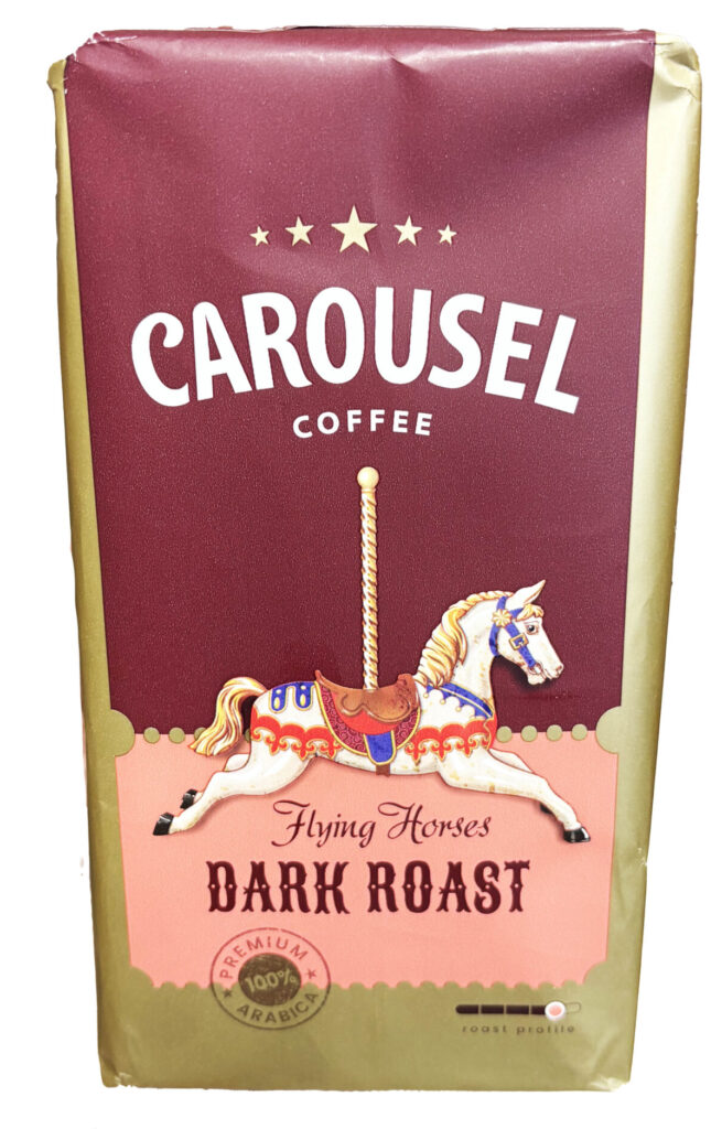 CAROUSEL Flying Horses Dark Roast malta kava, 500g