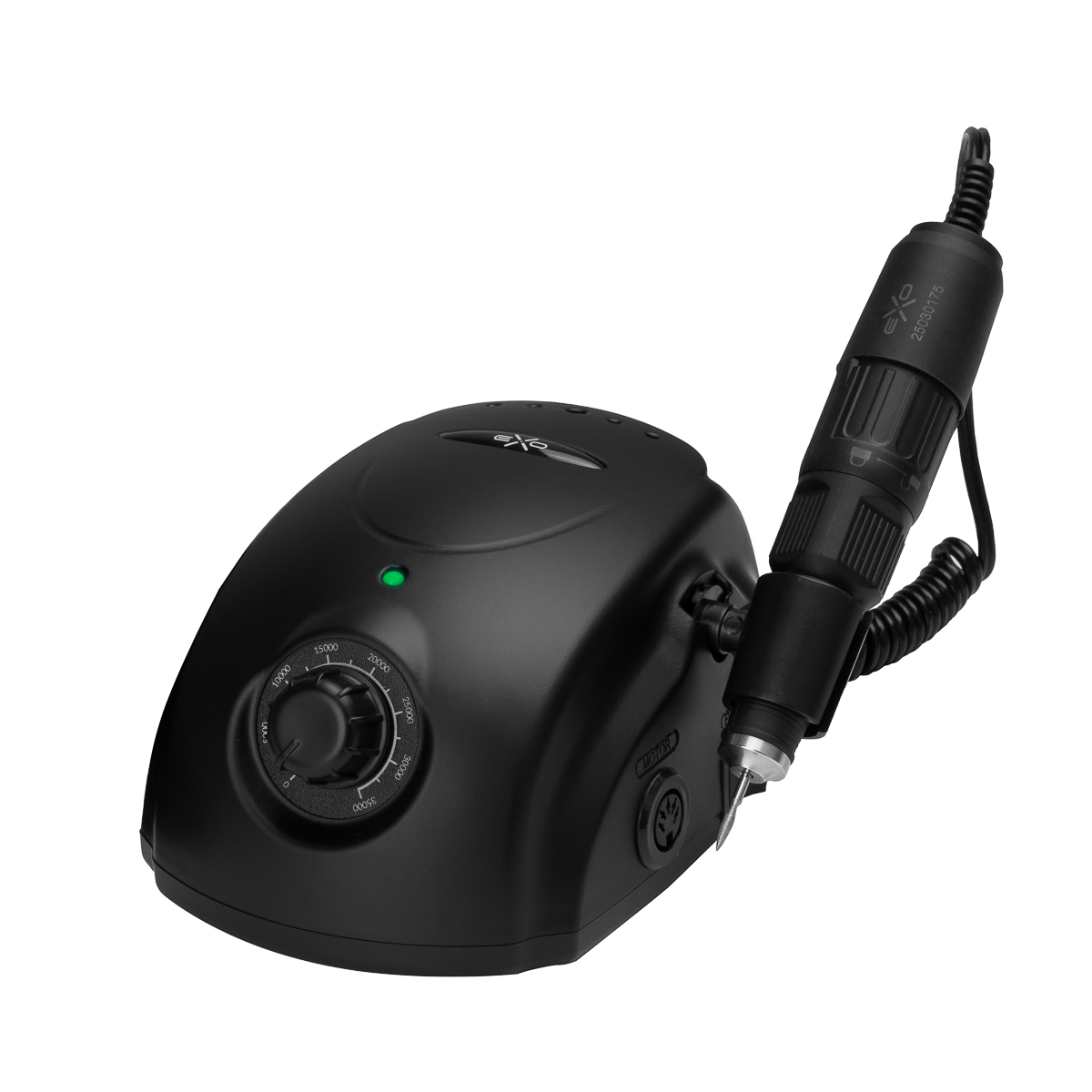 Nagų freza manikiūrui EXO Runner Up 65W, Black