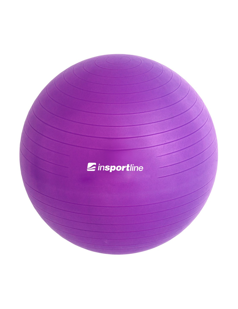Gimnastikos kamuolys + pompa inSPORTline Top Ball 55 cm - Dark Grey