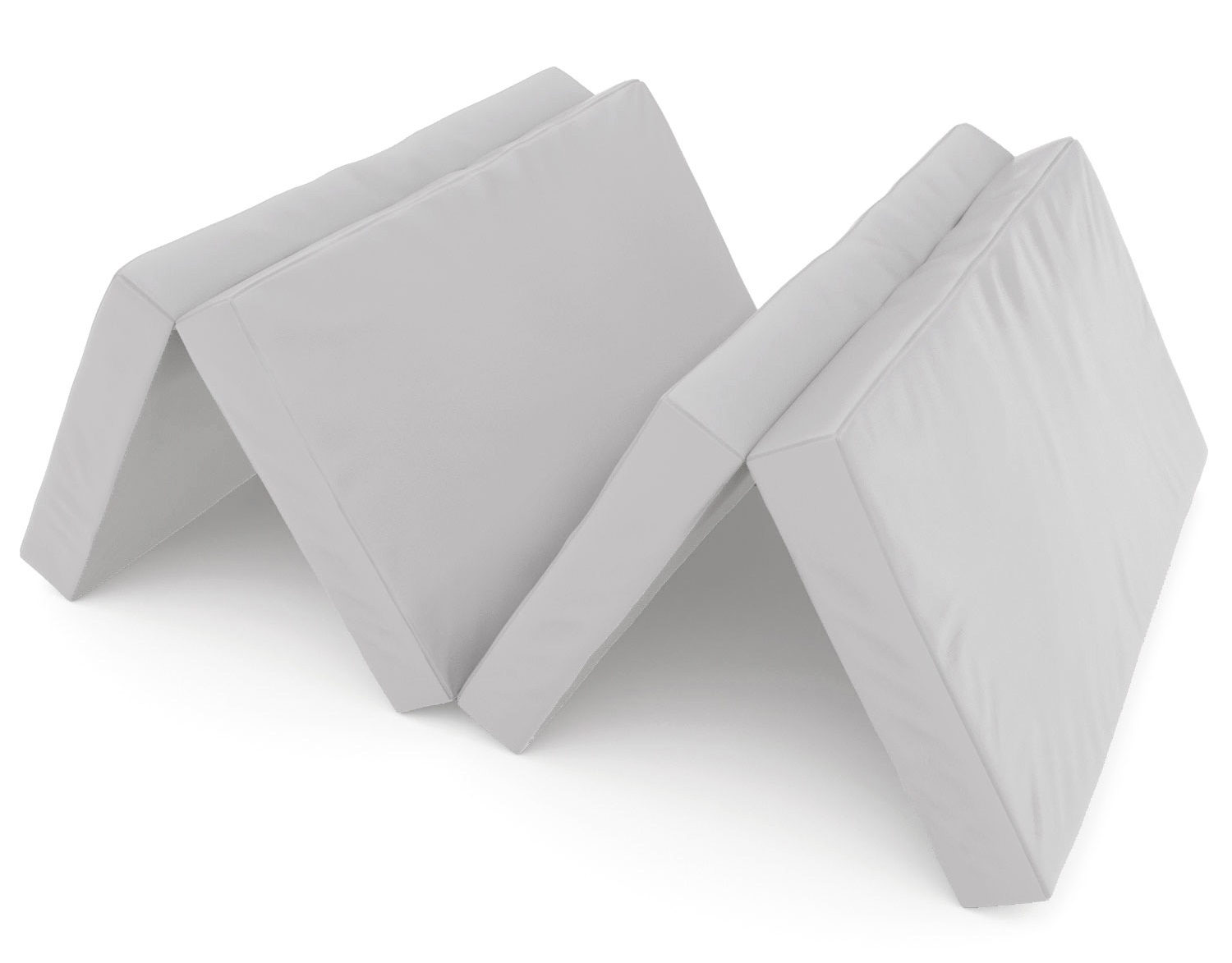 Sulankstomas gimnastikos čiužinys SANRO 200x100x10 cm pilkas (4 dalių)