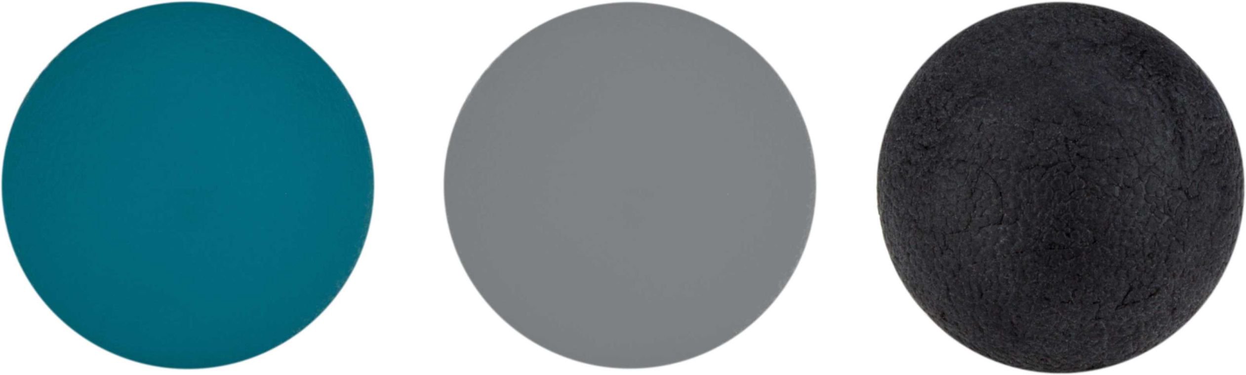 Masažinių kamuoliukų rinkinys AVENTO 42RA 5cm 3vnt Blue/Grey/Black