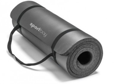 Fitneso kilimėlis Sportbay® NBR  (1 cm) (Spalva: Pilka)