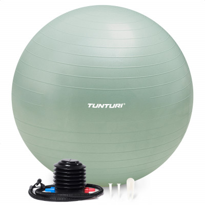 Gimnastikos kamuolys Tunturi Gymball 65–90 cm, Mint, Anti Burst (Diametras: 75 cm)