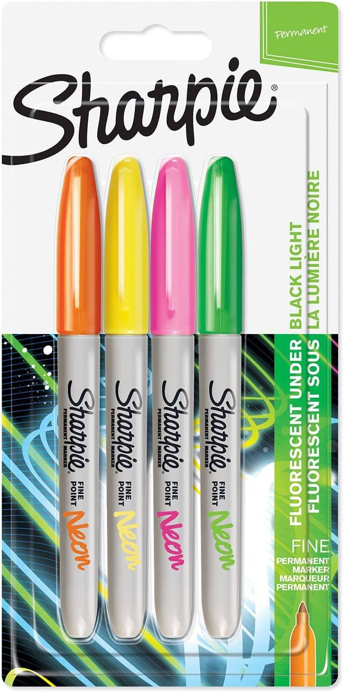 Markerių rinkinys Sharpie Fine Neon 4 vnt. - 1985855