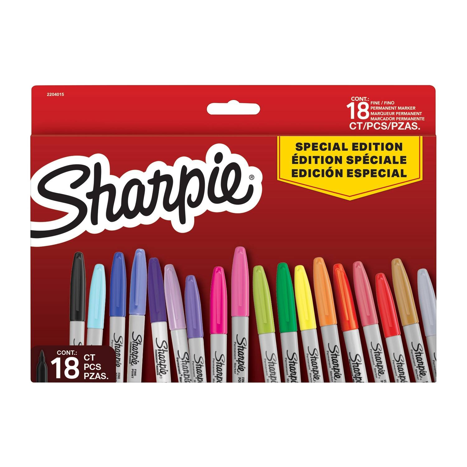 Markeriai Sharpie Fine Permanent Special Edition 18 spalvų 2204015