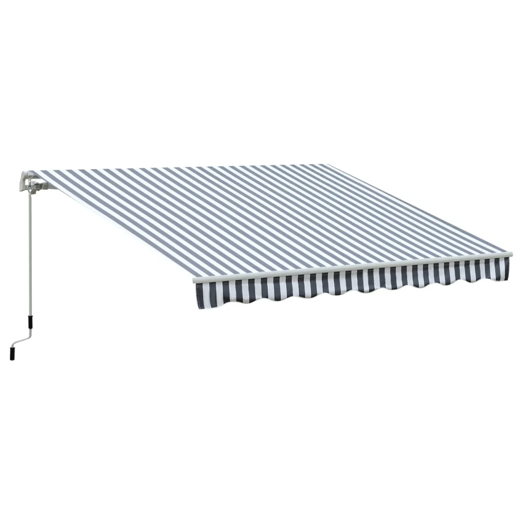 Sodo markizė su rankiniu alkūniniu mechanizmu 2,95 x 2,45 m