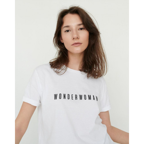 Babe Universe Wonderwoman Eco-Friendly T-Shirt Ekologiški moteriški marškinėliai, One Size