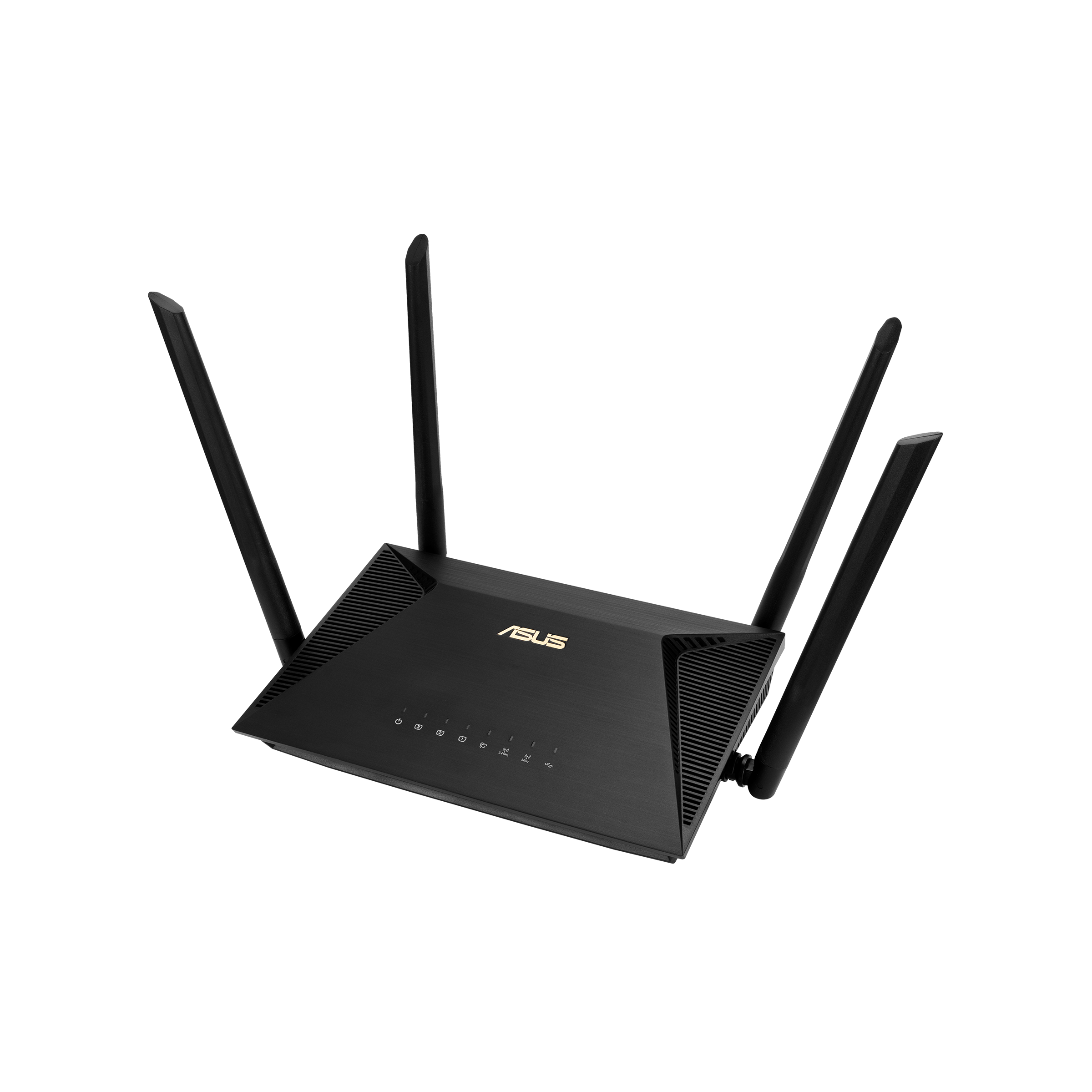 Wireless AX1800 Dual Band Gigabit Router | RT-AX53U | 1201+600 Mbit/s | Ethernet LAN (RJ-45) ports 4 | Mesh Support No | MU-MiMO Yes | No mobile broadband | Antenna type  External antenna x 4 | 36 month(s)