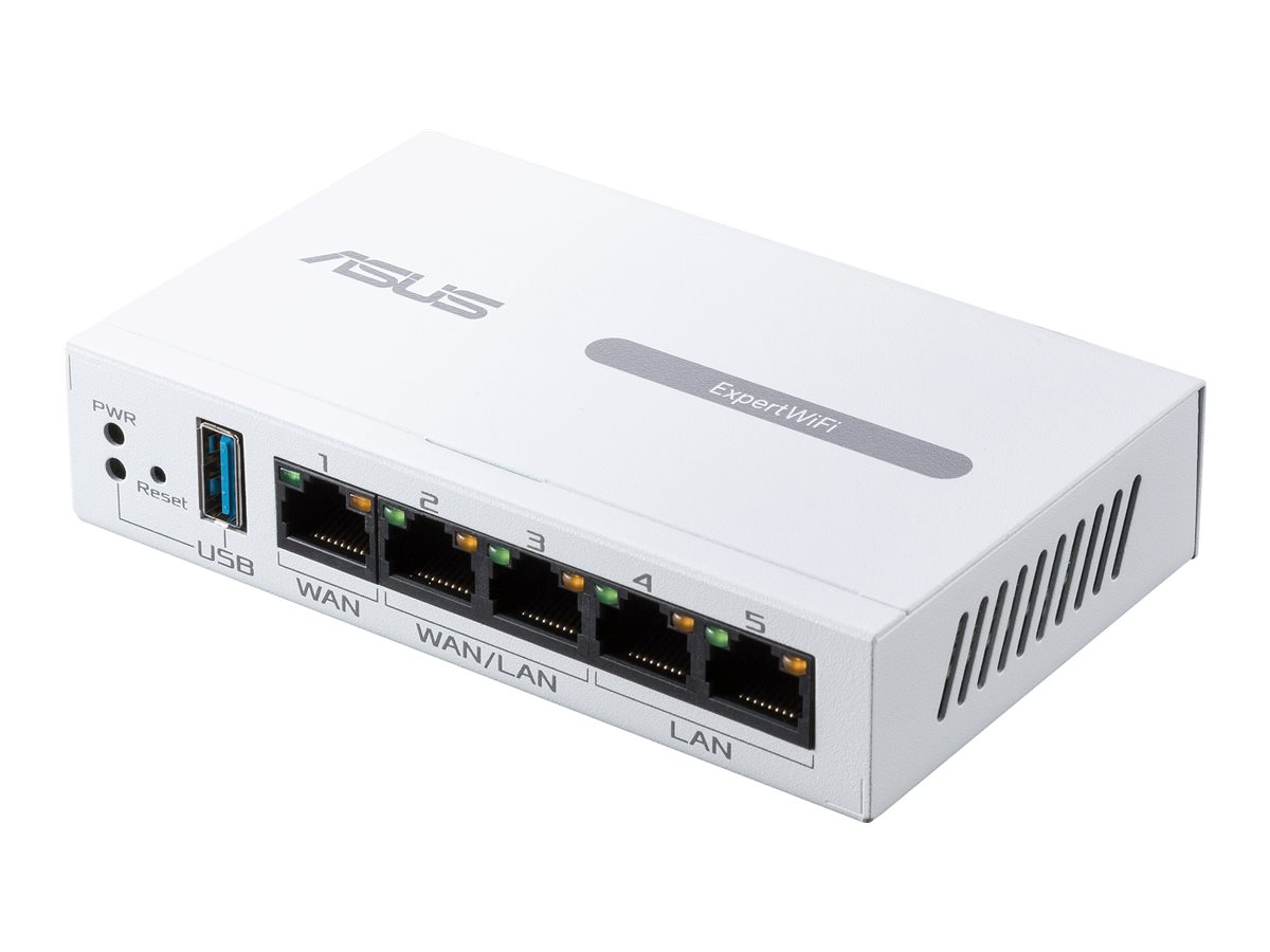 Gigabit VPN wired router | ExpertWiFi EBG15 | 10/100/1000 Mbit/s | Ethernet LAN (RJ-45) ports 3 | Mesh Support Yes | MU-MiMO Yes | Antenna type Internal | 1