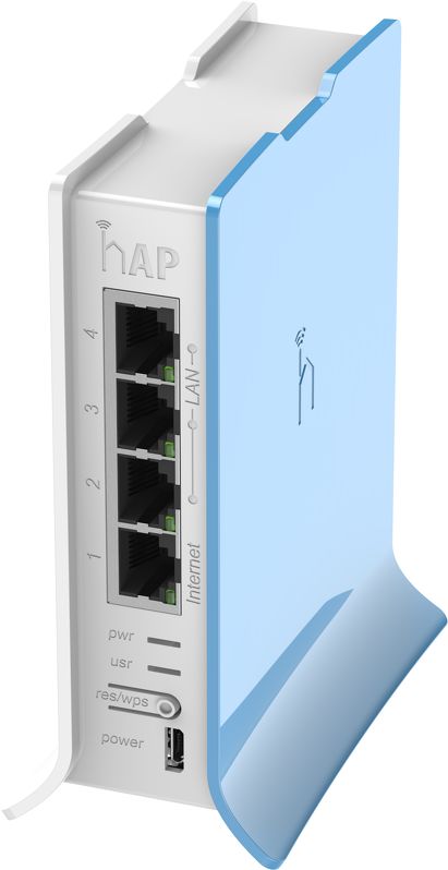 MikroTik | Access Point | RB941-2nD-TC hAP Lite | 802.11n | 2.4GHz | 10/100 Mbit/s | Ethernet LAN (RJ-45) ports 4 | MU-MiMO Yes | no PoE