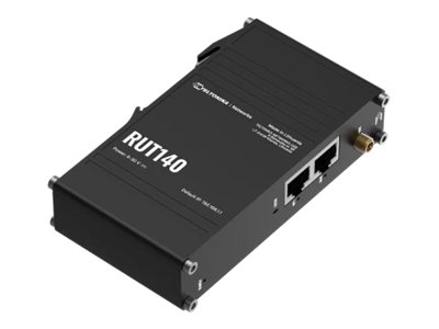 Ethernet Router | RUT140 | 802.11n | 10/100 Mbit/s | Ethernet LAN (RJ-45) ports 1 | Mesh Support Yes | MU-MiMO No | No mobile broadband