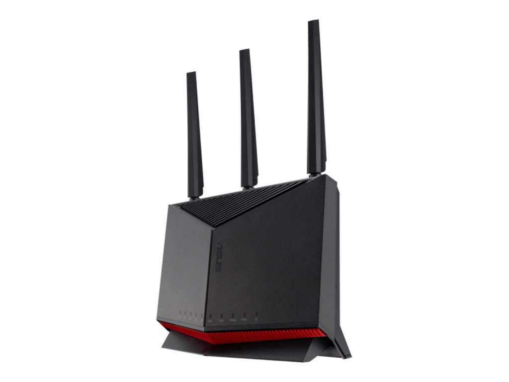 Wireless Wifi 7 Dual Band Gigabit Router | RT-BE86U | 802.11be | 6800 Mbit/s | Ethernet LAN (RJ-45) ports 5 | Mesh Support Yes | MU-MiMO No | 4G/5G | Antenna type External/Internal | 2