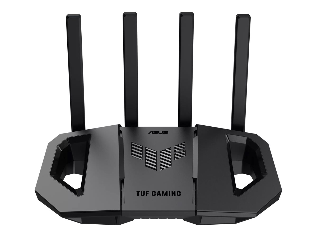 Dual-band Gaming Router | TUF-BE3600 | 802.11ax | 10/100/1000 Mbit/s | Ethernet LAN (RJ-45) ports 5 | Mesh Support Yes | MU-MiMO No | No mobile broadband | Antenna type External | 1x USB 3.2 Gen 1