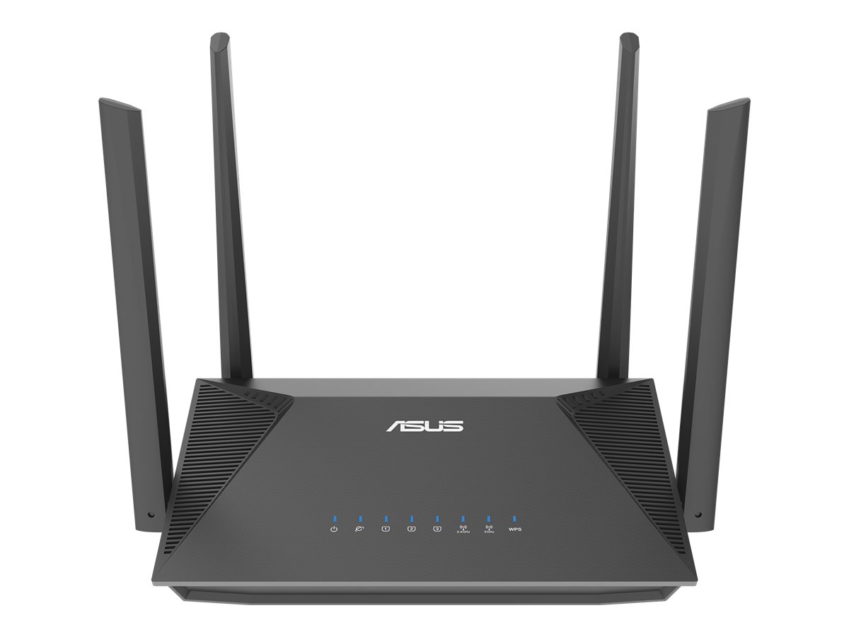 AX1800 AiMesh Wireless Router | RT-AX52 | 802.11ax | 10/100/1000 Mbit/s | Ethernet LAN (RJ-45) ports 3 | Mesh Support Yes | MU-MiMO No | No mobile broadband | Antenna type External