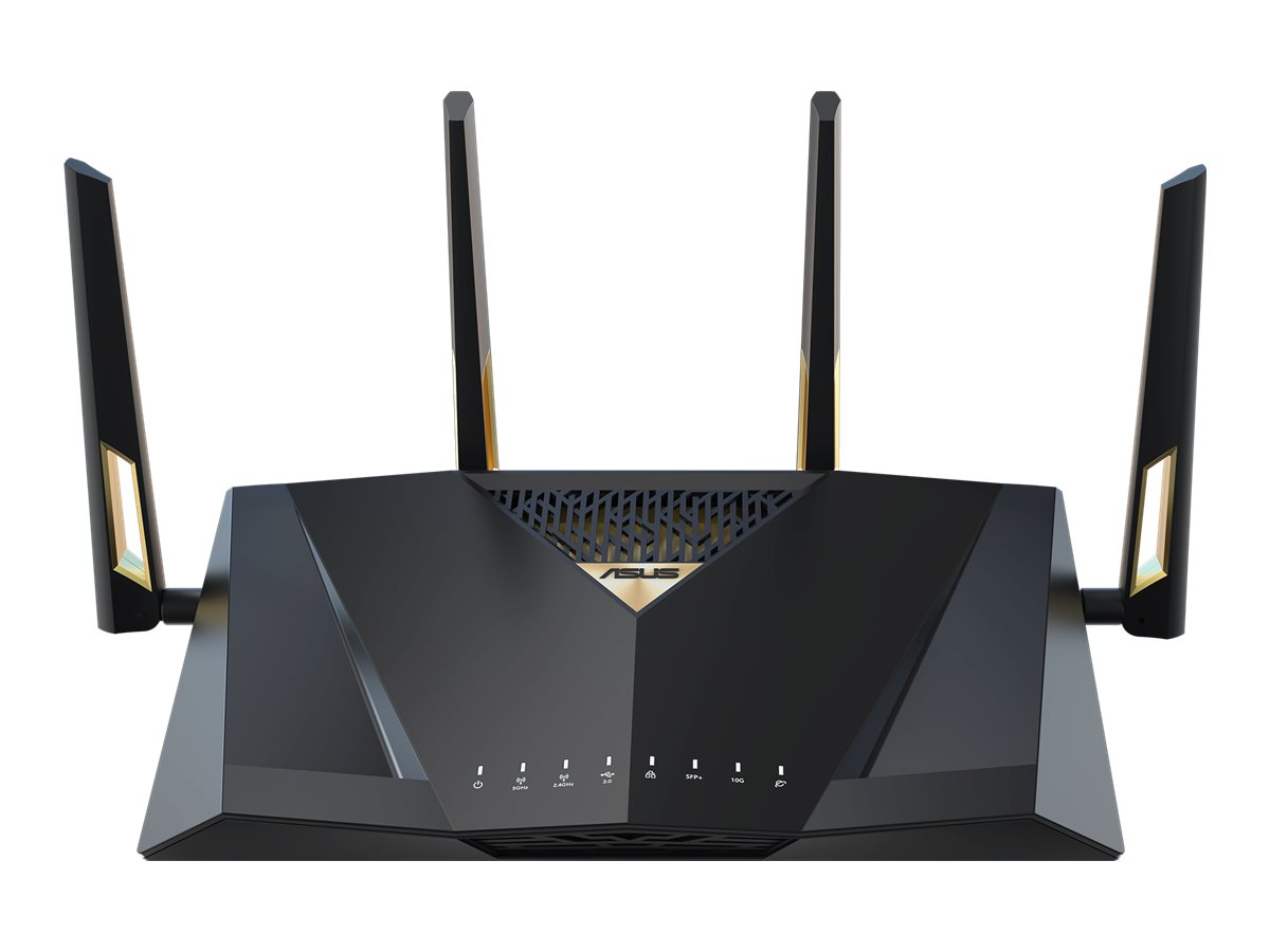 Dual-band WiFi 7 AiMesh Extendable Performance Router | RT-BE88U | 802.11be | 10/100/1000 Mbit/s | Ethernet LAN (RJ-45) ports 4 | Mesh Support Yes | MU-MiMO Yes | 3G/4G data sharing | Antenna type External