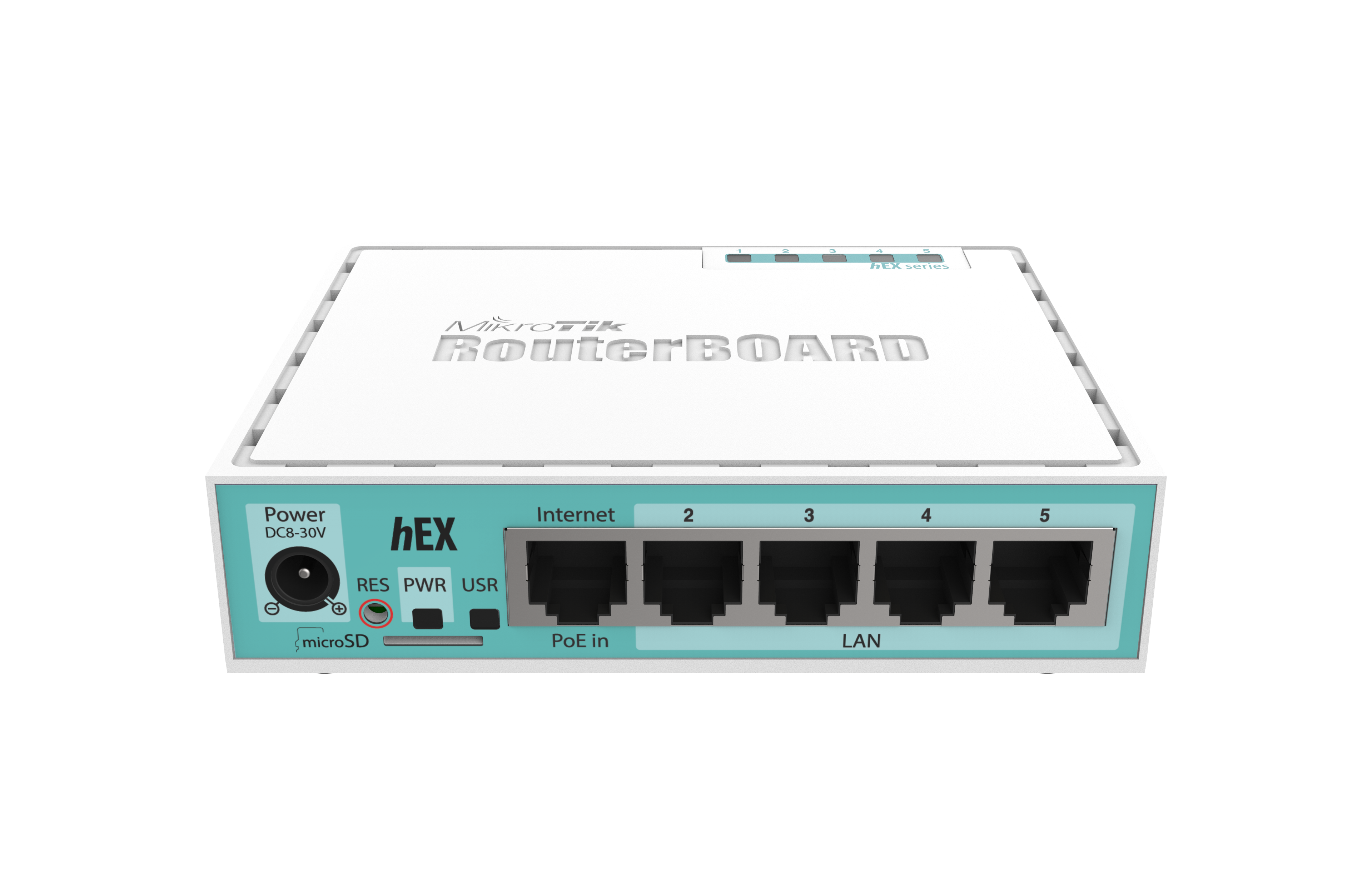 Mikrotik Wired Ethernet Router (No Wifi) RB750Gr3, hEX, Dual Core 880MHz CPU, 256MB RAM, 16 MB (MicroSD), 5xGigabit LAN, USB, PCB and Voltage temperature monitor, Beeper, IP20, Plastic Case, RouterOS L4 | Ethernet Router hEX | RB750Gr3 | No Wi-Fi | Ethernet LAN (RJ-45) ports 5 | Mesh Support No | MU-MiMO No | No mobile broadband | 1 | 12 month(s)