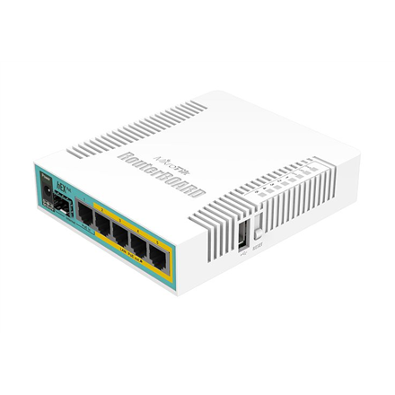 Maršrutizatorius MikroTik hEX PoE Router RB960PGS 10/100/1000 Mbit/s, Ethernet LAN (RJ-45) ports 5,