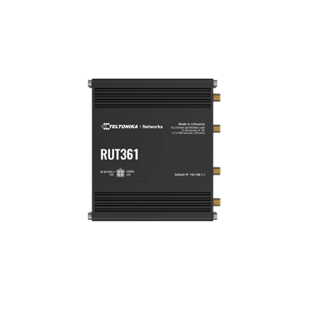 Maršrutizatorius LTE CAT 6 Router  RUT361  802.11n  10/100 Mbit/s  Ethernet LAN (RJ-45) ports 2