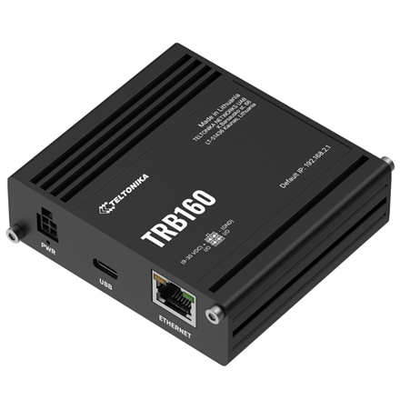 Maršrutizatorius LTE Router  TRB160  No Wi-Fi  10/100/1000 Mbit/s  Ethernet LAN (RJ-45) ports 1