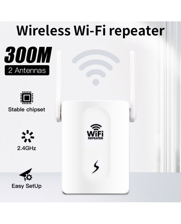 300Mbps WiFi kartotuvas Extender Amplifier WiFi Booster Wi Fi Signal 802.11N Long Range Wireless Access Point