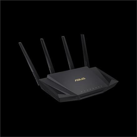 Maršrutizatorius Asus Router RT-AX58U 802.11ax, 10/100/1000 Mbit/s, Ethernet LAN (RJ-45) ports 4, Me