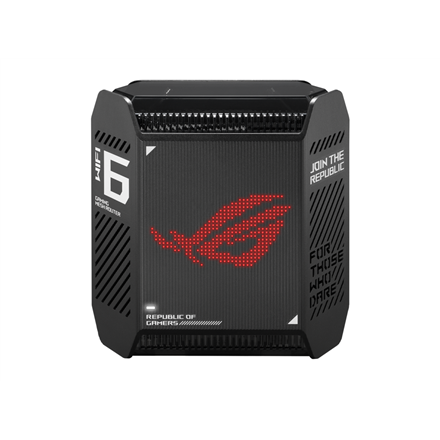 Maršrutizatorius Asus Wifi 6 802.11ax Tri-band Gigabit Gaming Mesh GT6 ROG Rapture(1-Pack)