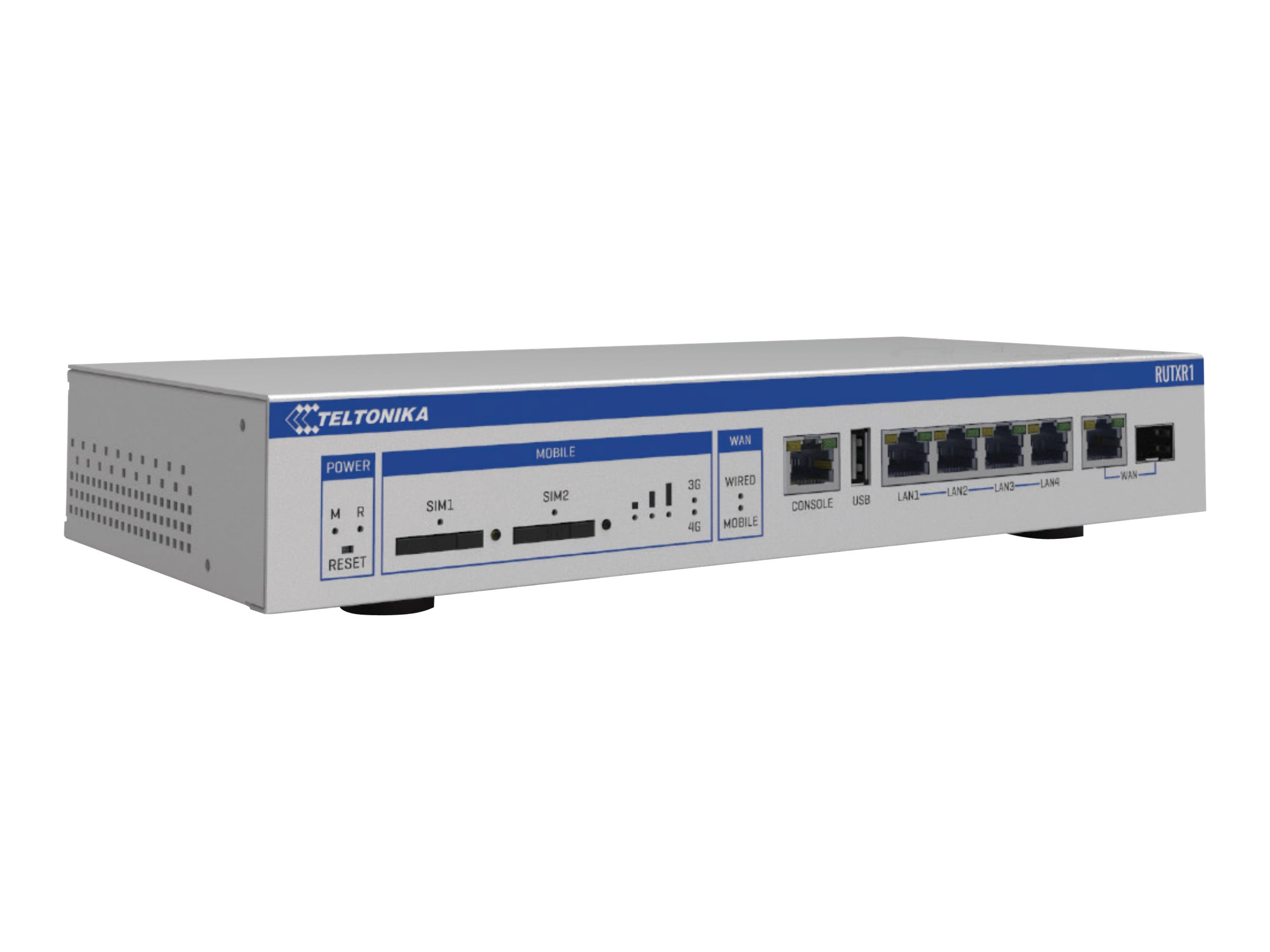 Teltonika RUTXR LTE Router Teltonika Enterprise Rack-Mountable SFP/LTE Router RUTXR1 802.11ac 867 Mbit/s 10/100/1000 Mbit/s Ethernet LAN (RJ-45) ports 4xLAN ports, 1xSFP port, 1xWAN port MU-MiMO Yes 4G 1