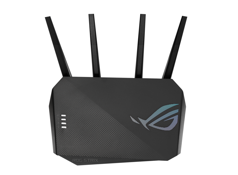 Wireless Router | ROG STRIX GS-AX5400 | 4804 + 574 Mbit/s | Ethernet LAN (RJ-45) ports 4 | Mesh Support Yes | MU-MiMO Yes | No mobile broadband | Antenna type  External antenna x 4 | 36 month(s)