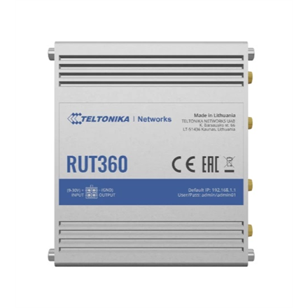 Maršrutizatorius Teltonika Industrial Cellular RUT360 LTE CAT6