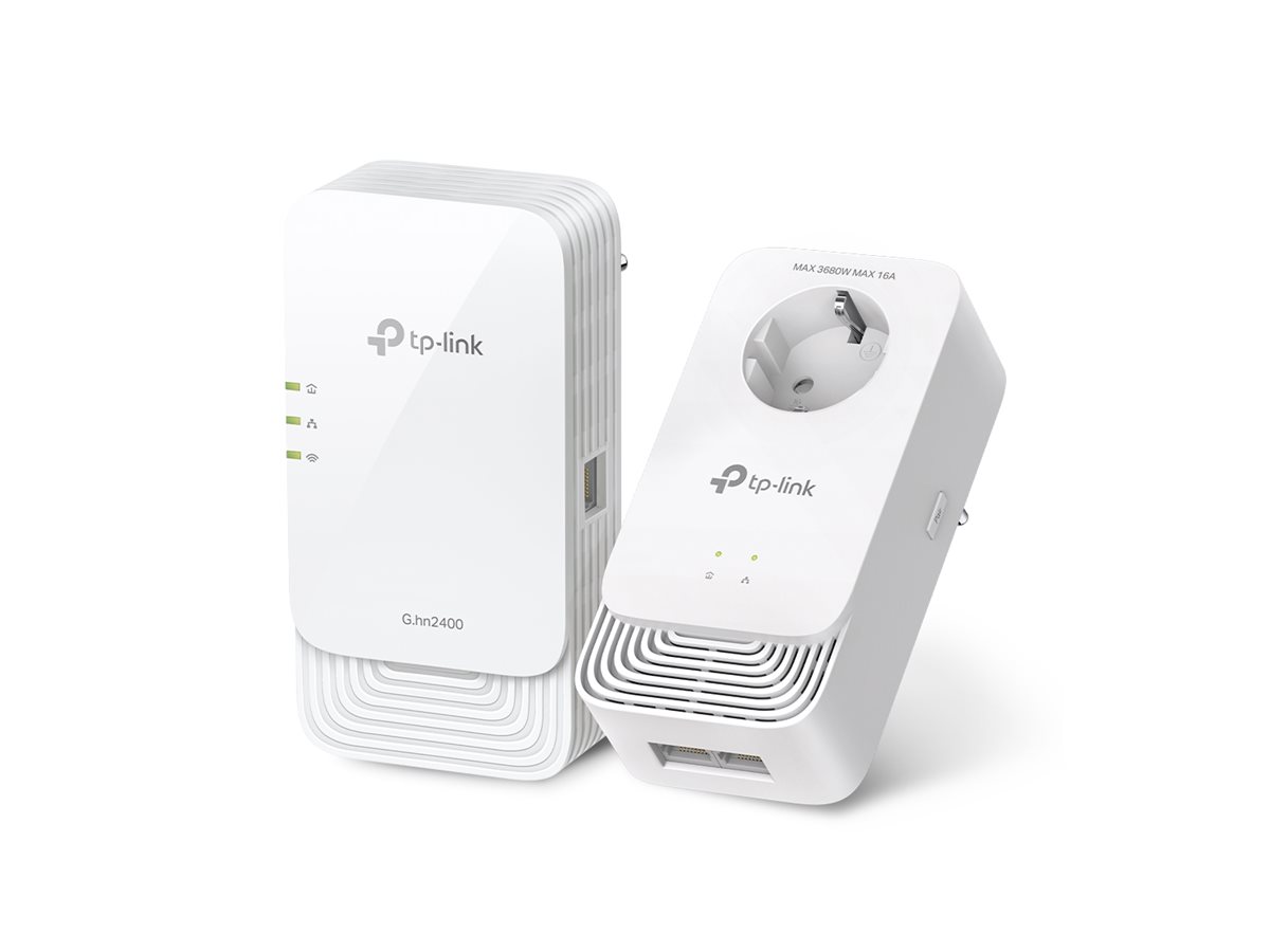 TP-LINK G.hn2400 Powerline AX1800 Wi-Fi 6 Kit | PGW2440 KIT | 1428 Mbit/s | 802.11ax