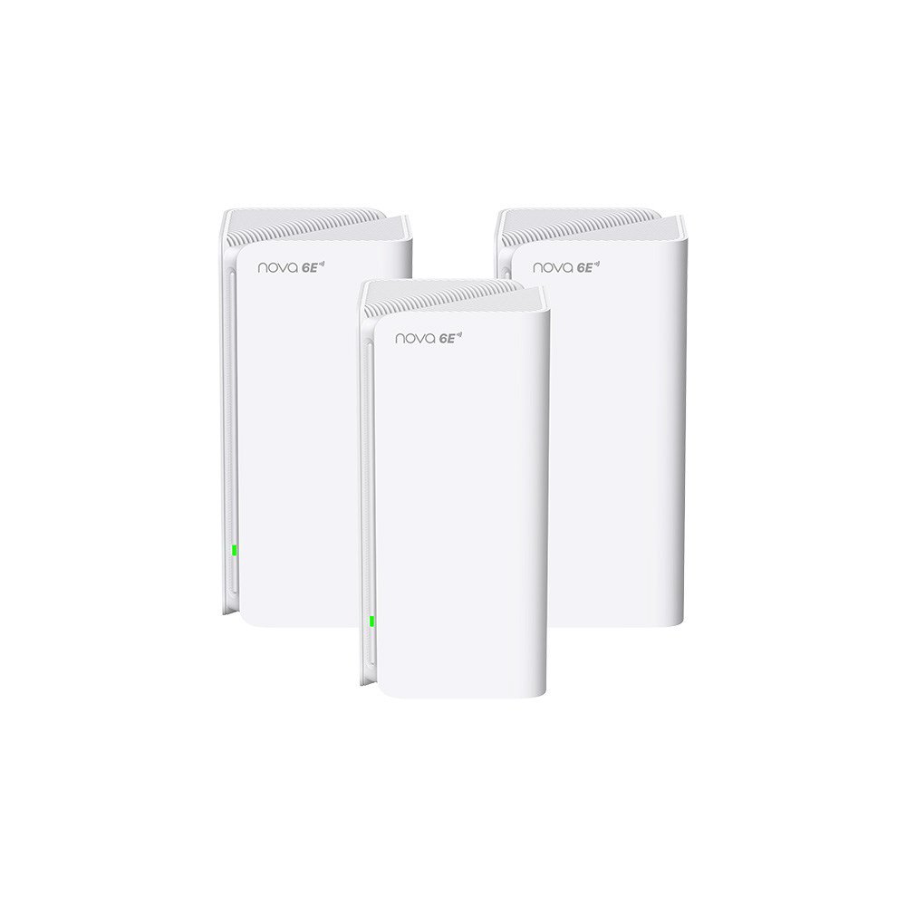 Tenda MX21 Pro(3-pack) Trijų dažnio juostų (2,4 GHz / 5 GHz / 6 GHz) Wi-Fi 6 (802