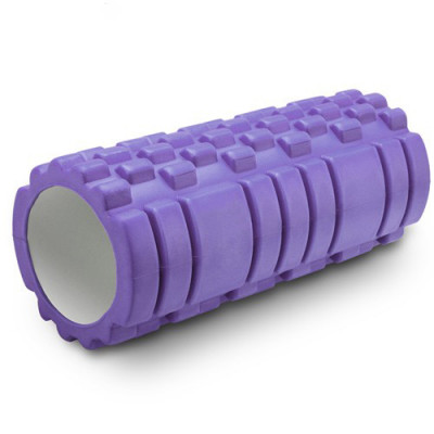 Masažinis volas Sportbay® Grid (33 cm) (Spalva: Violetinė)