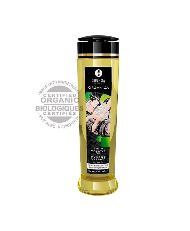 SHUNGA ORGANIC EDIBLE EROTIC MASSAGE OIL 240 ML