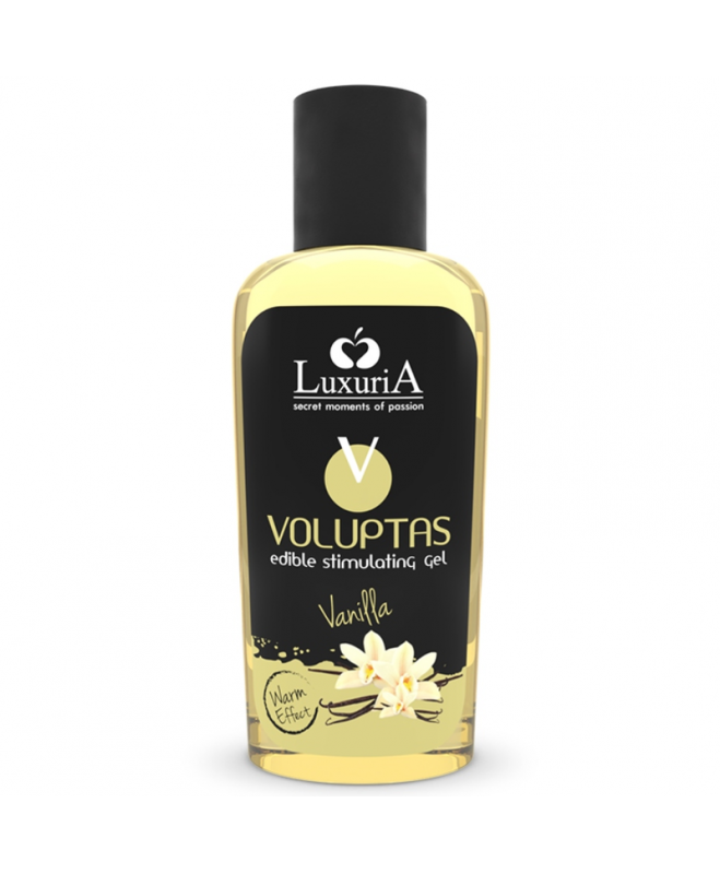 LUXURIA VOLUPTAS EDIBLE MASSAGE GEL WARMING EFFECT VANILLA 100 ML