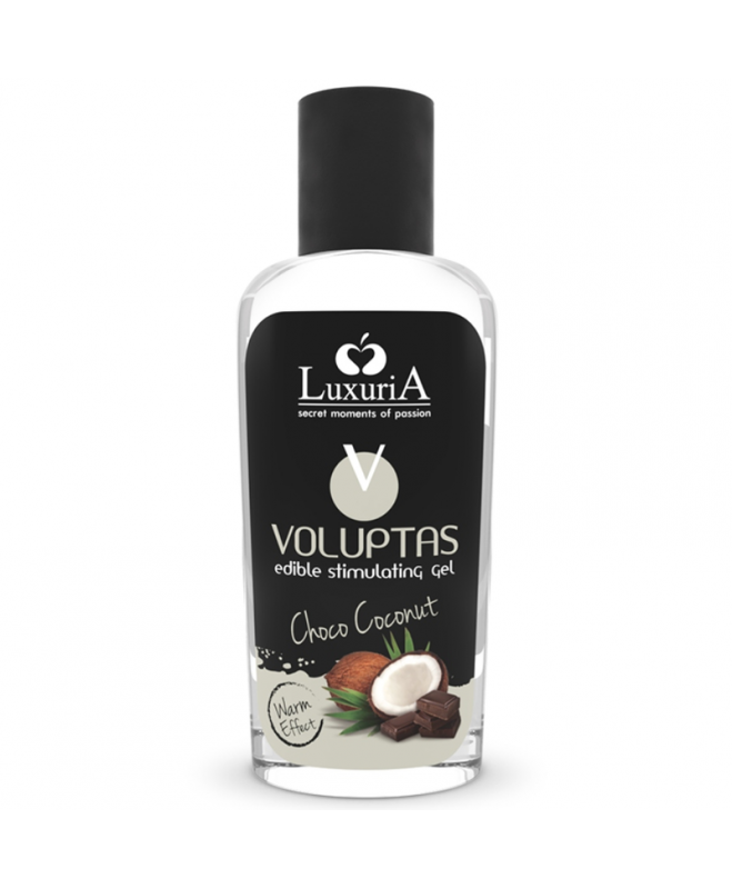 LUXURIA VOLUPTAS EDIBLE MASSAGE GEL WARMING EFFECT COCONUT AND CREAM 100 ML