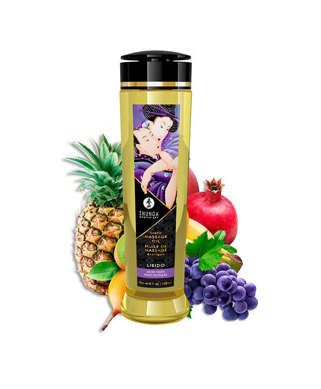 SHUNGA - EROTIC MASSAGE OIL LIBIDO 240 ML