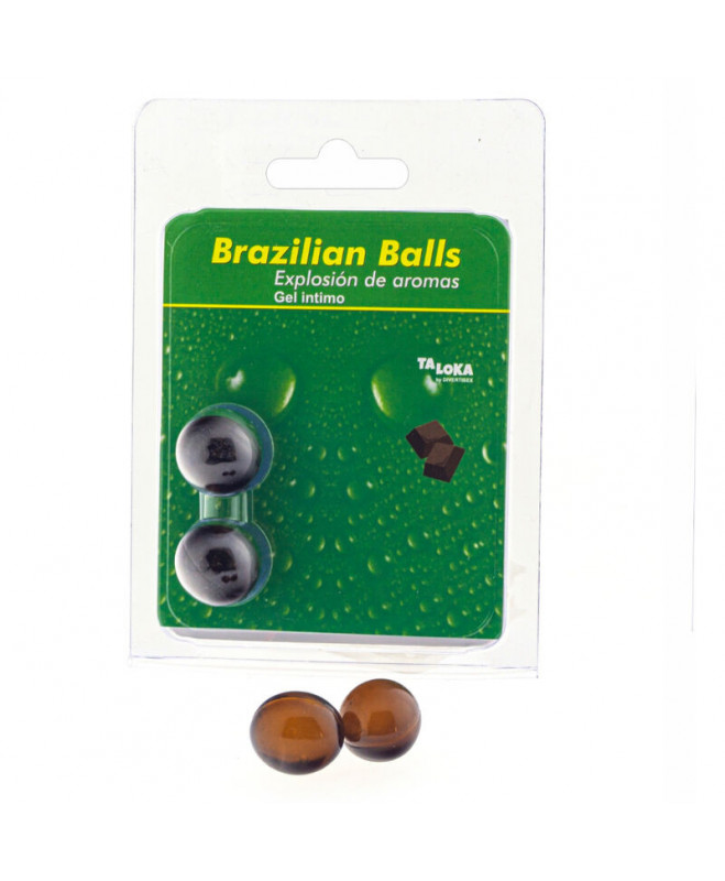 TALOKA 2 BRAZILIAN BALLS CHOCOLATE INTIMATE GEL