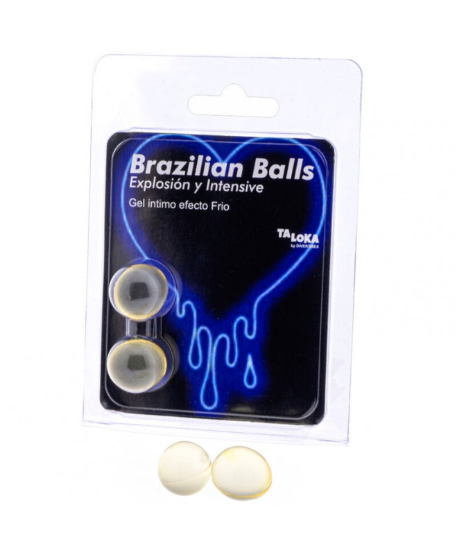 TALOKA 2 BRAZILIAN BALLS COLD & VIBRATION EFFECT EXCITING GEL