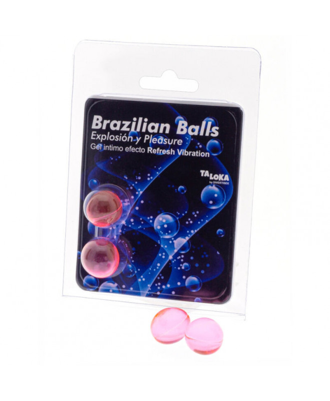 TALOKA 2 BRAZILIAN BALLS REFRESH VIBRATING EFFECT EXCITING GEL