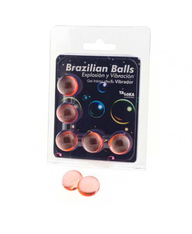 TALOKA 5 BRAZILIAN BALLS VIBRATING EFFECT EXCITING GEL