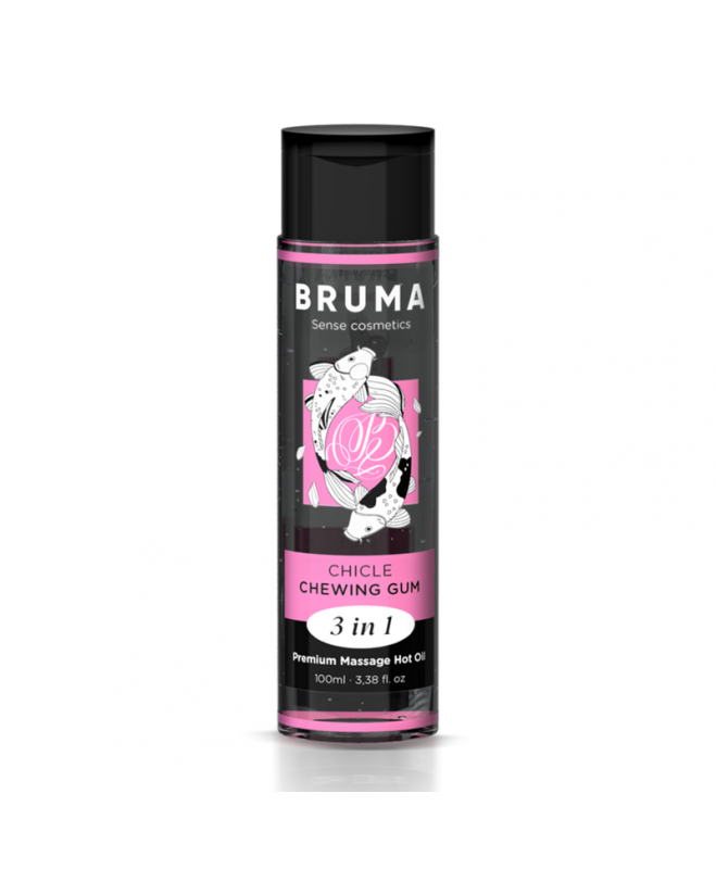 BRUMA - PREMIUM MASSAGE HOT OIL CHEWING GUM 3 IN 1 - 100 ML