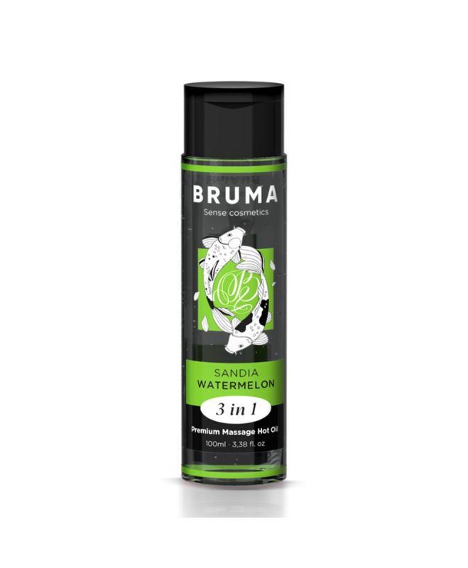 BRUMA - PREMIUM MASSAGE HOT OIL WATERMELON 3 IN 1 - 100 ML