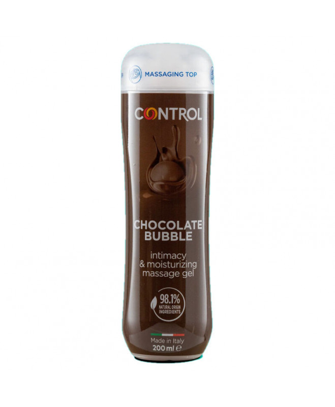 CONTROL MASSAGE GEL 3 IN 1 CHOCOLATE BUBBLE 200 ML