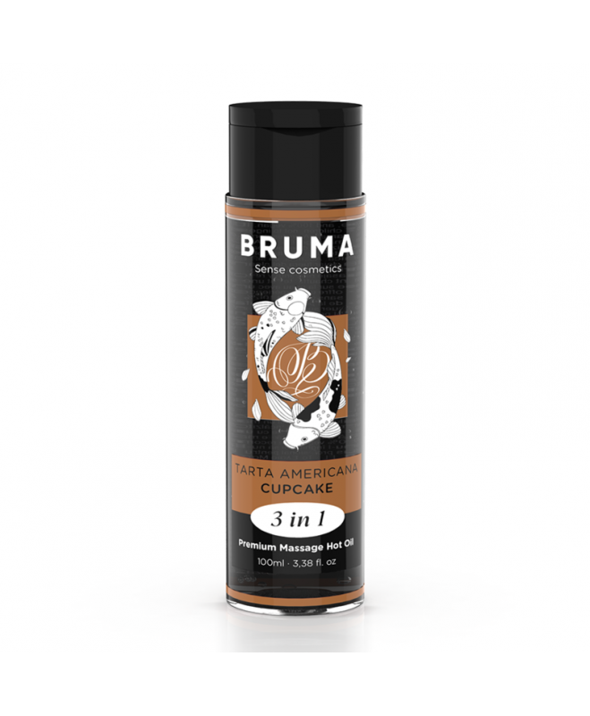 BRUMA - PREMIUM MASSAGE HOT OIL CUPCAKE 3 IN 1 - 100 ML