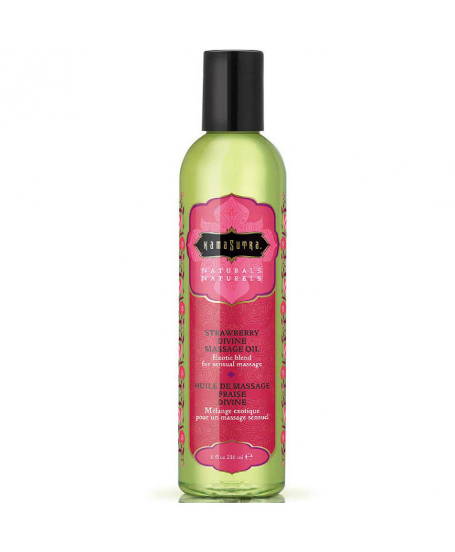 KAMASUTRA NATURALS MASSAGE OIL STRAWBERRY 236 ML
