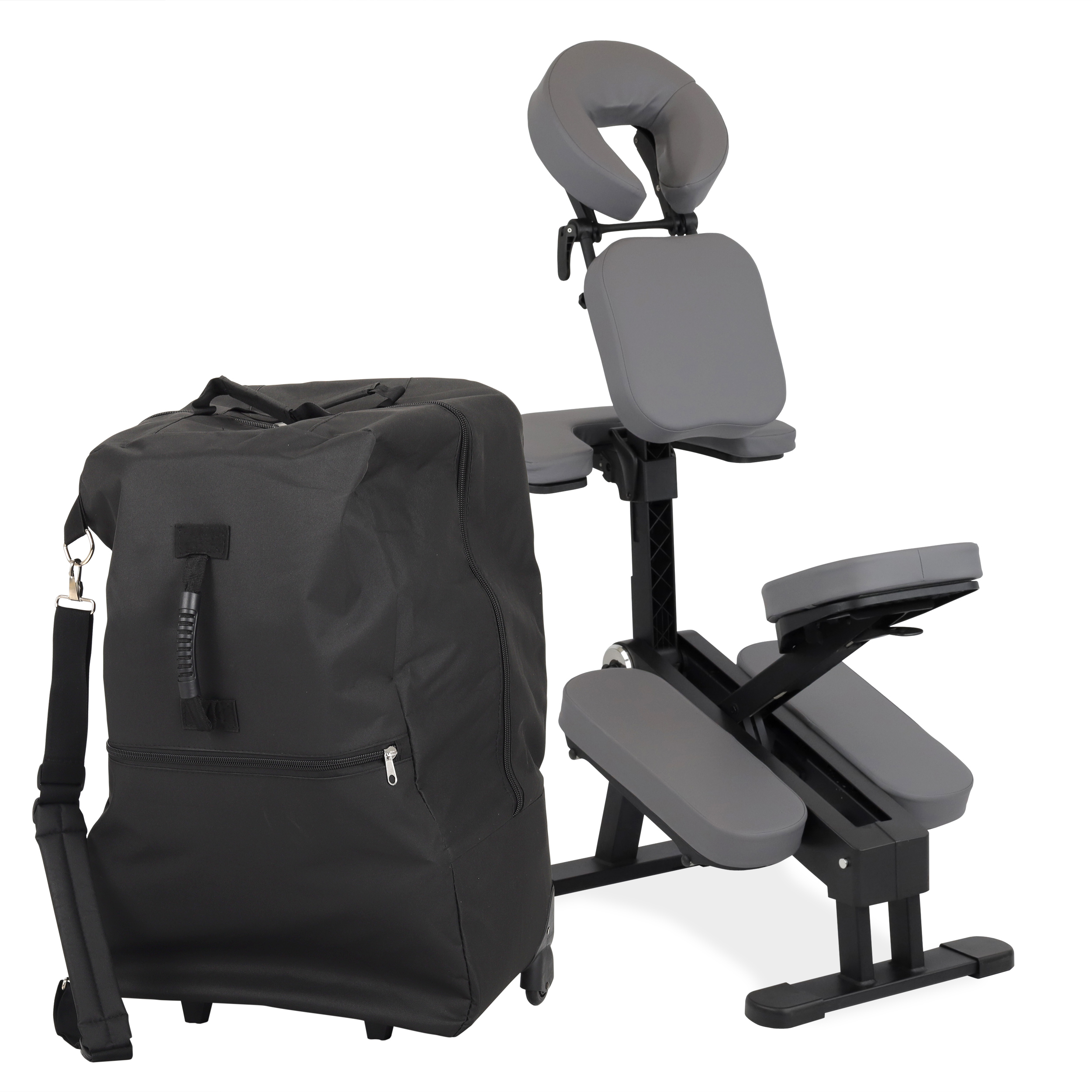 Vertikalaus masažo kėdė Vital Soft Touch Charcoal