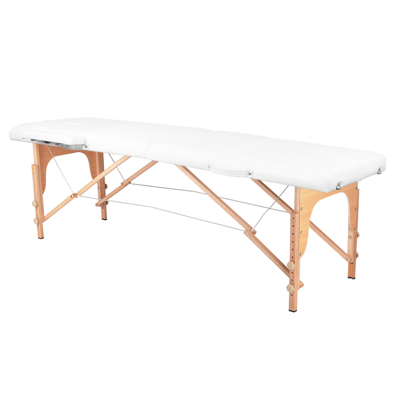 Sulankstomas masažo stalas Balance 2 Wood White