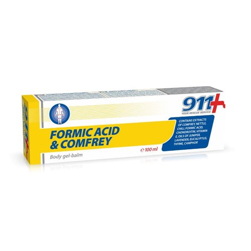 Kūno gelis 911 MURAVINAJA KISLOTA I OKOPNIK, 100 ml