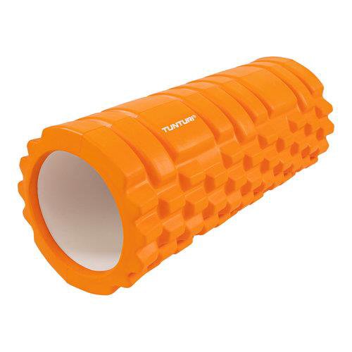 Tunturi Yoga Foam Grid Roller Masažo volelis 33cm, oranžinis